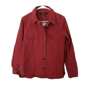 NWT Forever 21 Burnt Orange 100% Cotton Jacket Women’s Small